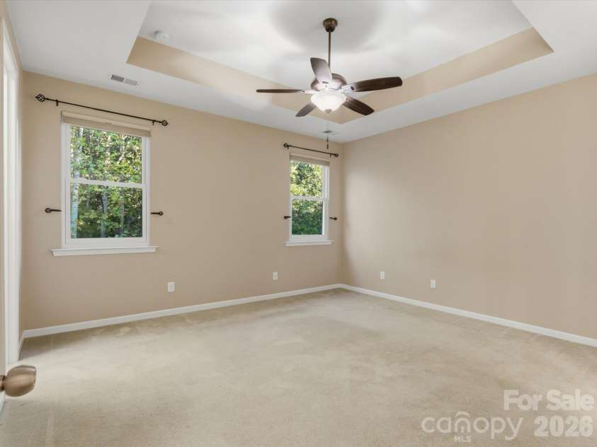 15110 Reminisce Lane, Charlotte, NC 28278.  MLS# CAR4434079, YatesRealty ID 56357. Primary Bedroom