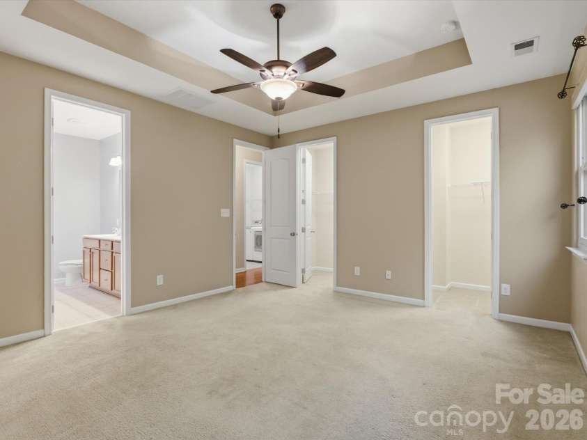 15110 Reminisce Lane, Charlotte, NC 28278.  MLS# CAR4434079, YatesRealty ID 56357. Primary Bedroom