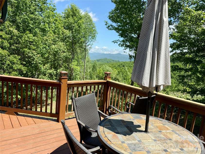 1143 Grandview Peaks Drive, Nebo, NC 28761.  MLS# CAR4329247, YatesRealty ID 564. Side Porch Views