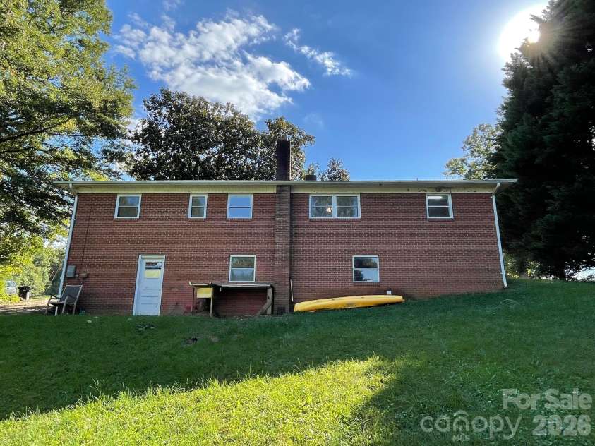 110 Poteat Drive, Morganton, NC 28655.  MLS# CAR4431657, YatesRealty ID 56452. Back of Home