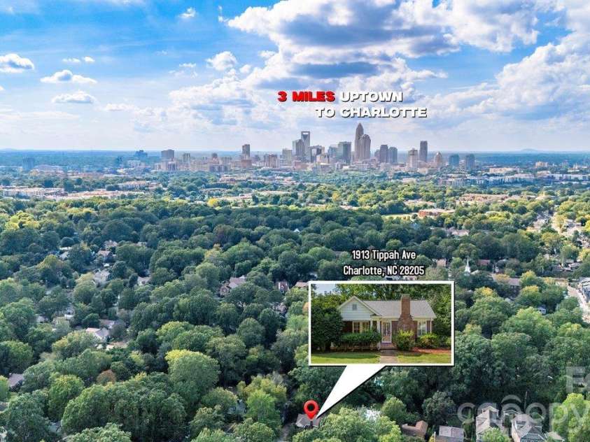 1913 Tippah Avenue, Charlotte, NC 28205.  MLS# CAR4432538, YatesRealty ID 56462. 