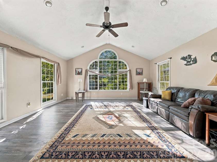 183 Falls Avenue, Granite Falls, NC 28630.  MLS# CAR4433129, YatesRealty ID 56476. Guest House Living Room