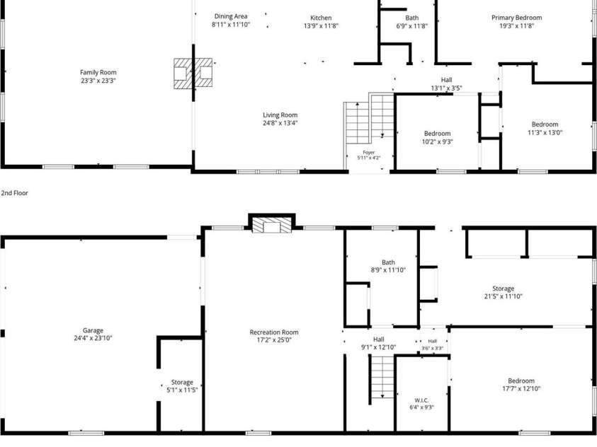 183 Falls Avenue, Granite Falls, NC 28630.  MLS# CAR4433129, YatesRealty ID 56476. Main House Floor Plan