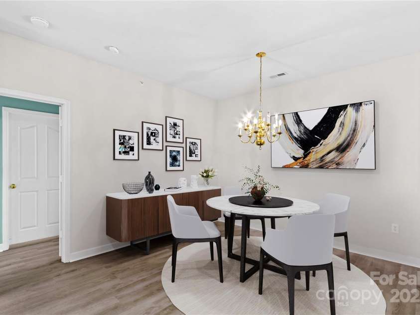 19725 Deer Valley Drive, Cornelius, NC 28031.  MLS# CAR4243180, YatesRealty ID 5648. Dining Room VIRTUALLY STAGED