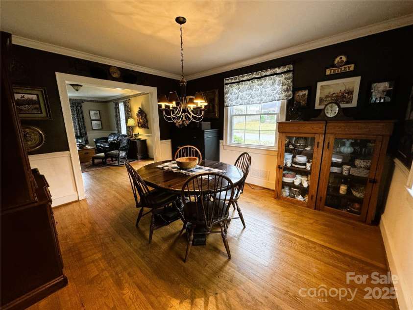 510 Collett Street, Morganton, NC 28655.  MLS# CAR4193450, YatesRealty ID 5650. Beautiful dining room with large window