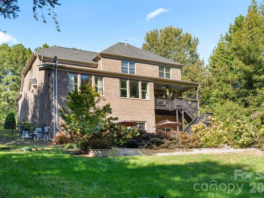 287 Walking Horse Trail, Davidson, NC 28036.  MLS# CAR4432331, YatesRealty ID 56535. Back of House