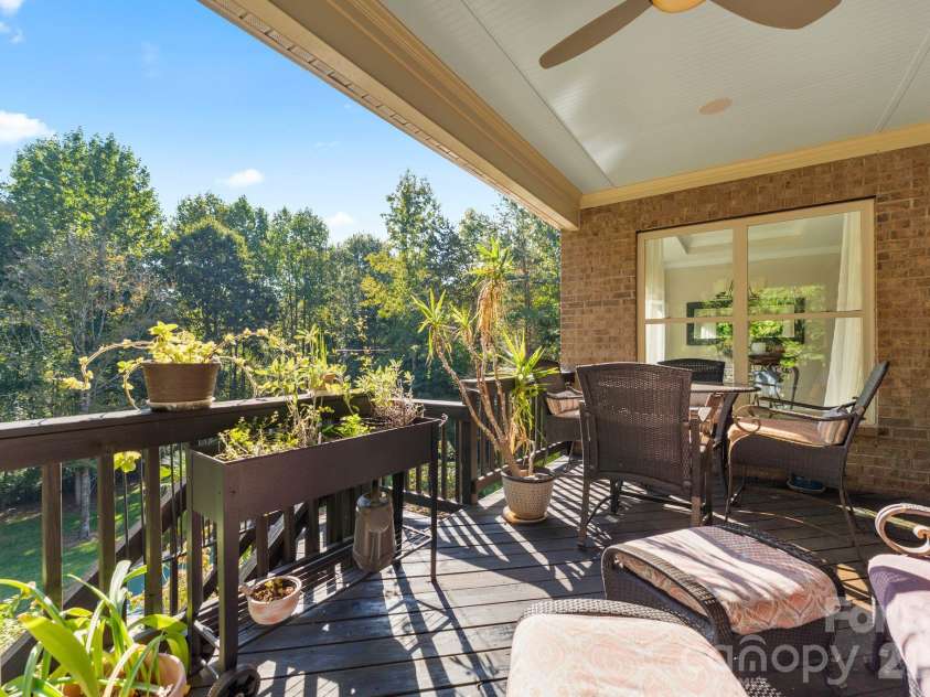 287 Walking Horse Trail, Davidson, NC 28036.  MLS# CAR4432331, YatesRealty ID 56535. Covered Back Deck