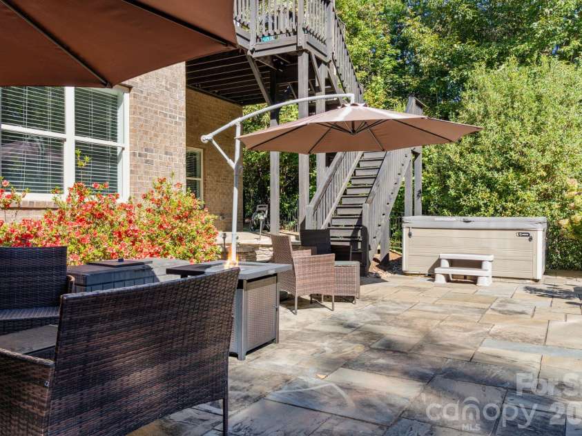 287 Walking Horse Trail, Davidson, NC 28036.  MLS# CAR4432331, YatesRealty ID 56535. Rear Patio