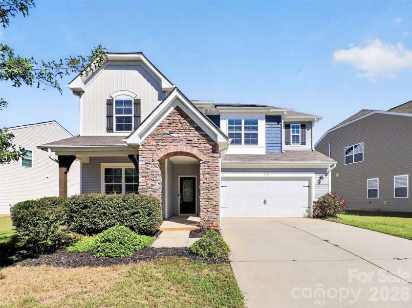 160 Wrangell Drive, Mooresville, NC 28117.  MLS# CAR4404829, YatesRealty ID 56539. Front