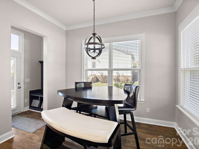 1557 Cedar Park Drive, Pineville, NC 28134.  MLS# CAR4432932, YatesRealty ID 56547. Breakfast Area