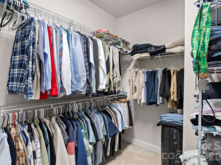 1557 Cedar Park Drive, Pineville, NC 28134.  MLS# CAR4432932, YatesRealty ID 56547. Large Walk-In Primary Closet