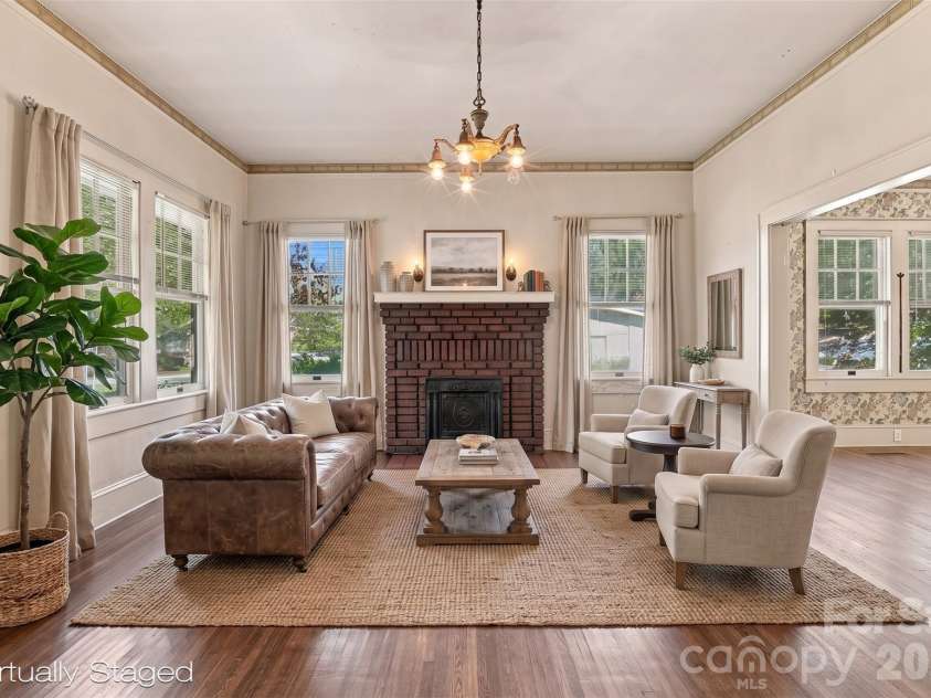701 Hayne Street, Monroe, NC 28112.  MLS# CAR4431991, YatesRealty ID 56567. Virtually staged