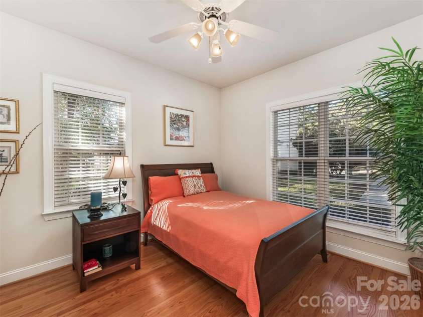 714 Corinthian Place, Charlotte, NC 28211.  MLS# CAR4430064, YatesRealty ID 56576. Downstairs secondary bedroom