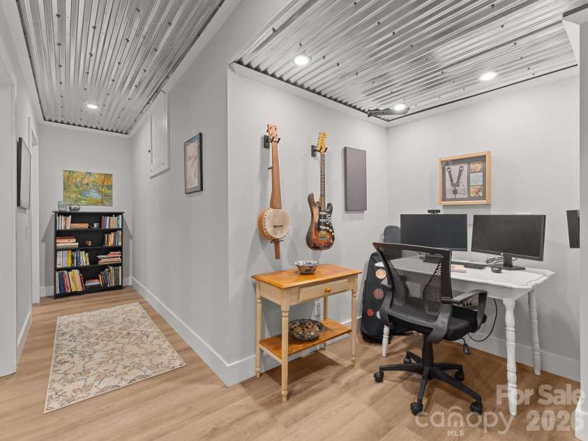 69 Eargle Road, Tryon, NC 28782.  MLS# CAR4433738, YatesRealty ID 56594. Office area