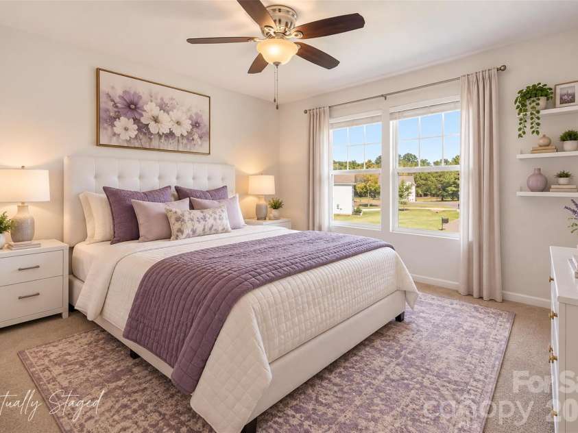 2304 Amesbury Court, Albemarle, NC 28001.  MLS# CAR4434683, YatesRealty ID 56607. Virtually Staged - Bedroom 2