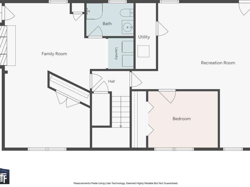 108 Inglewood Drive, Morganton, NC 28655.  MLS# CAR4434450, YatesRealty ID 56618. Lower Level Floor Plan