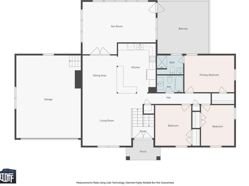 108 Inglewood Drive, Morganton, NC 28655.  MLS# CAR4434450, YatesRealty ID 56618. Main Level Floor Plan