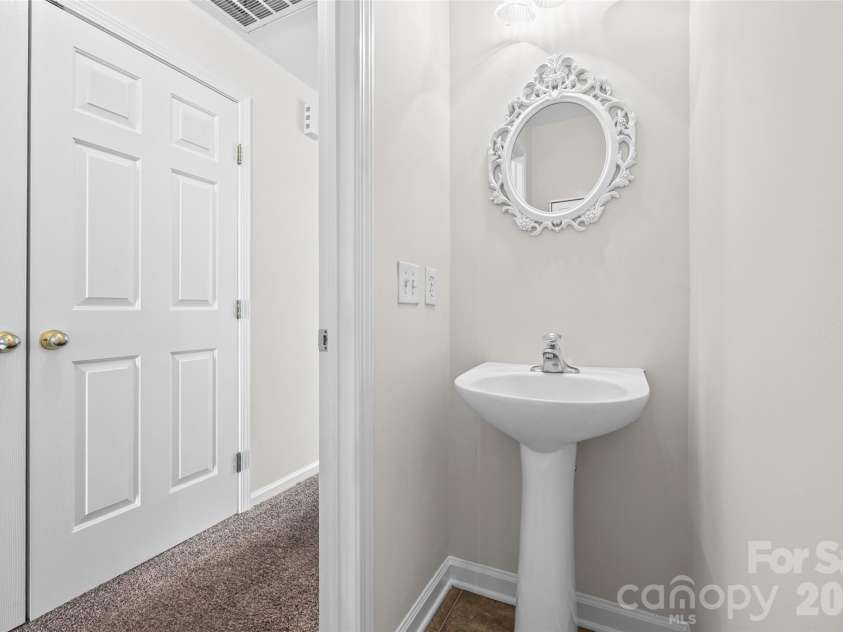 849 Dillard Road, Rock Hill, SC 29730.  MLS# CAR4434689, YatesRealty ID 56619. Main floor powder room
