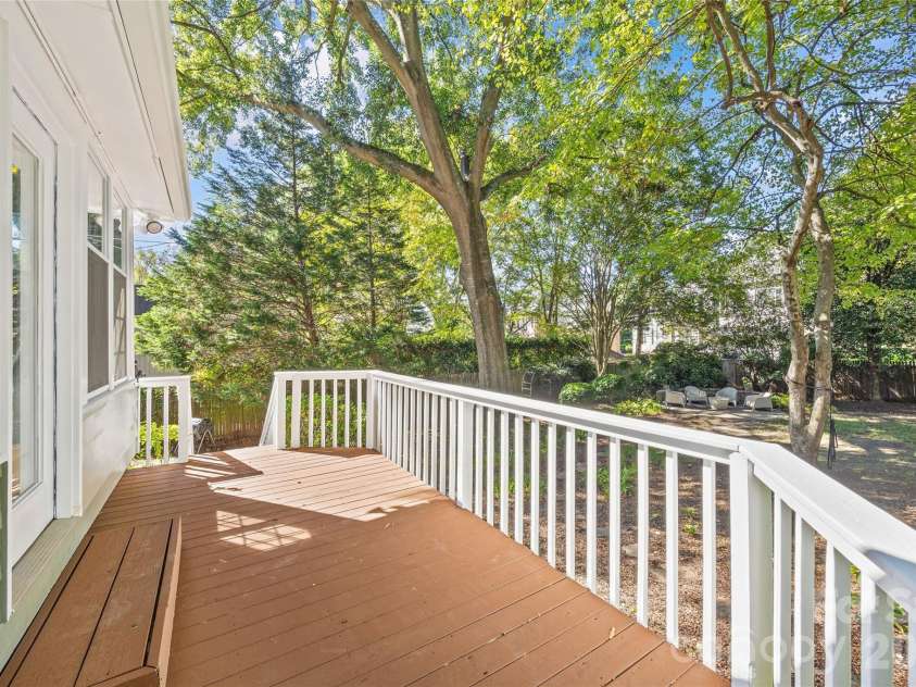 5132 Camilla Drive, Charlotte, NC 28226.  MLS# CAR4432368, YatesRealty ID 56620. Freshly Painted Deck