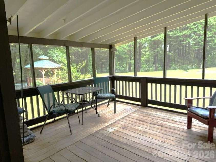 177 Natural Trail, Sylva, NC 28779.  MLS# CAR4434524, YatesRealty ID 56632. Covered porch wired for hot tub & generator