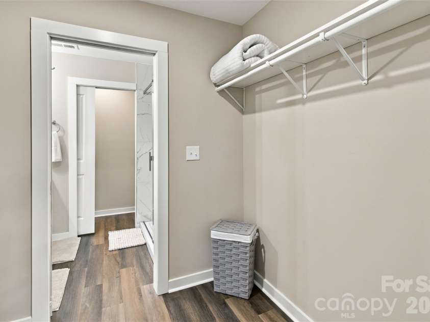 391 Brief Avenue, Concord, NC 28025.  MLS# CAR4434848, YatesRealty ID 56635. Main suite Closet hallway