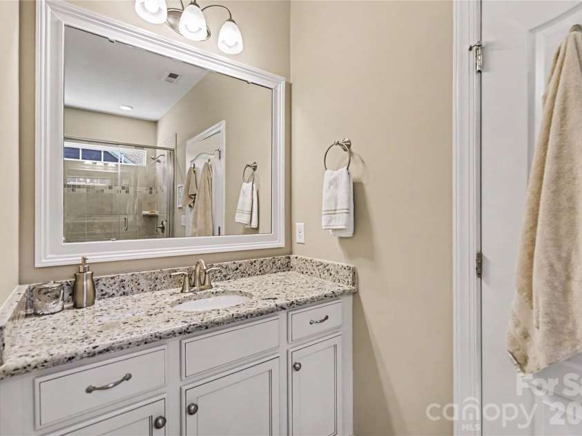 1567 Tranquility Boulevard, Lancaster, SC 29720.  MLS# CAR4433825, YatesRealty ID 56650. Primary bathroom has separate vanities