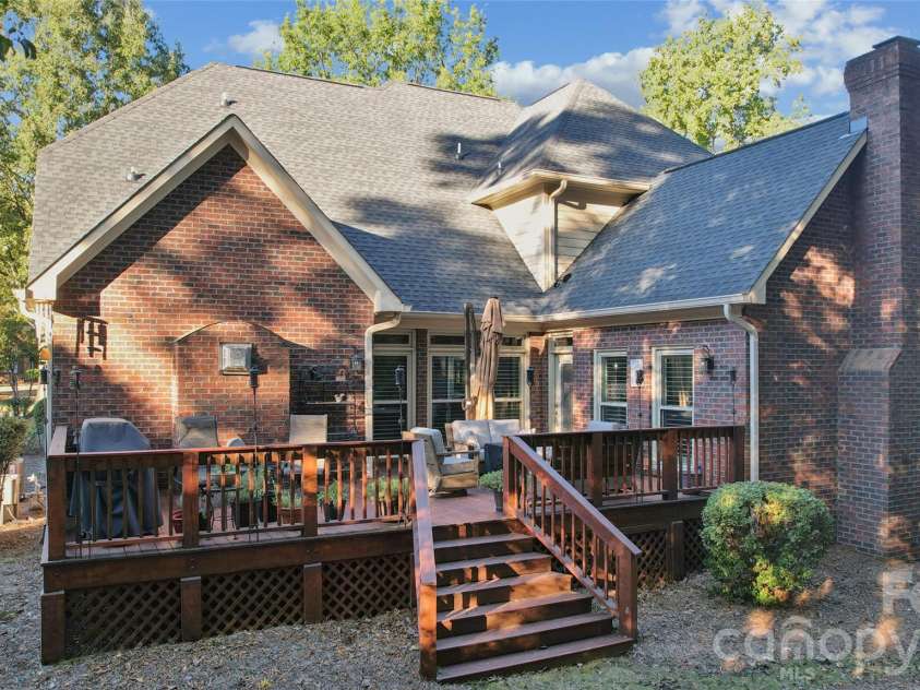832 Kings Crossing Drive, Concord, NC 28027.  MLS# CAR4433754, YatesRealty ID 56664. Quiet evenings on the deck