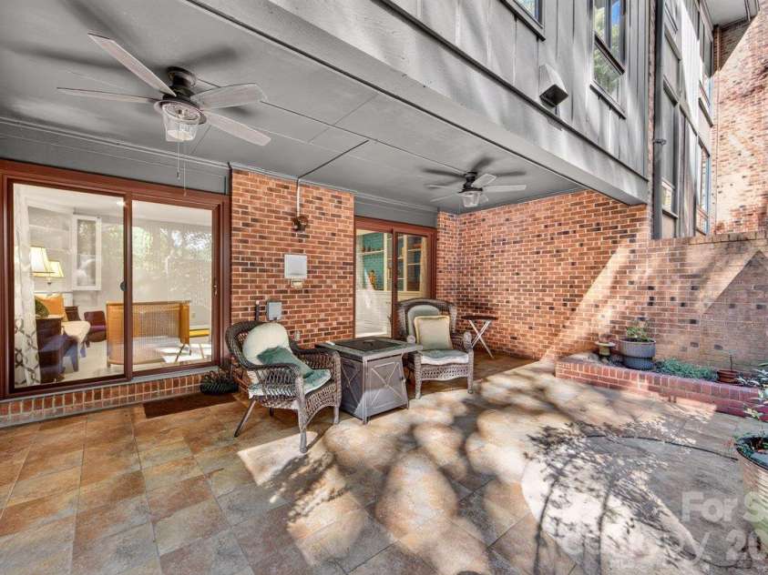 5807 Sharon Road, Charlotte, NC 28210.  MLS# CAR4434151, YatesRealty ID 56666. Patio