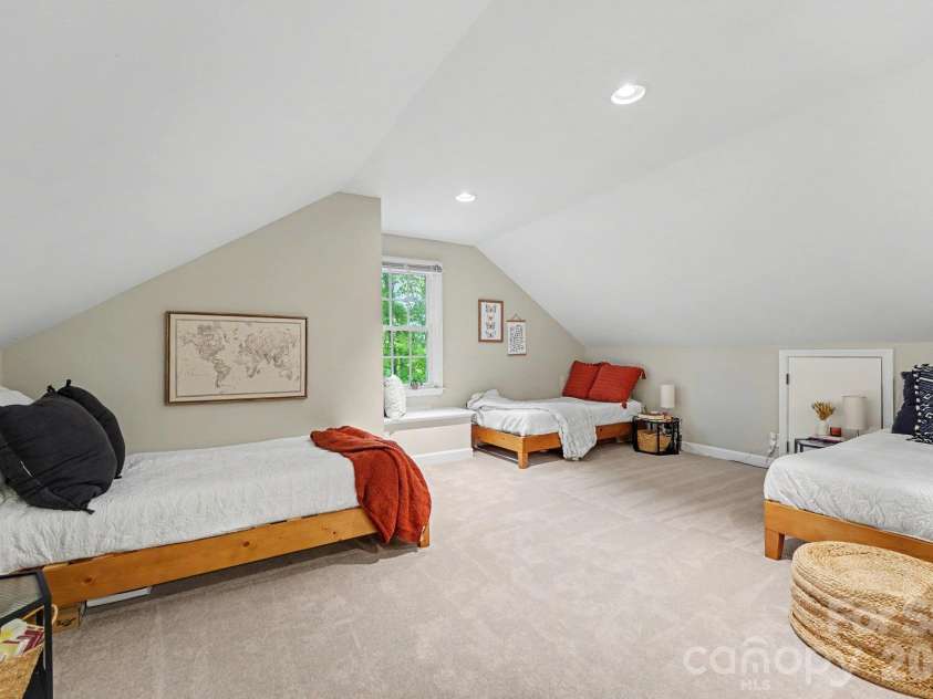 607 Anderson Avenue, Salisbury, NC 28144.  MLS# CAR4429021, YatesRealty ID 56703. Spacious third floor retreat with an oversized walk in closet and its own mini-split system. Currently used as a bedroom, with flexibility for a guest retreat, gym, or studio