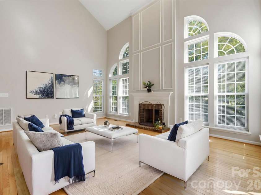6211 Chavel Lane, Charlotte, NC 28269.  MLS# CAR4430690, YatesRealty ID 56704. Virtually staged 2-story great room