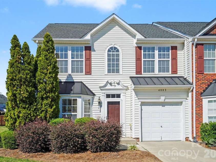4083 Holly Villa Circle, Indian Trail, NC 28079.  MLS# CAR4434442, YatesRealty ID 56712. Beautiful end unit