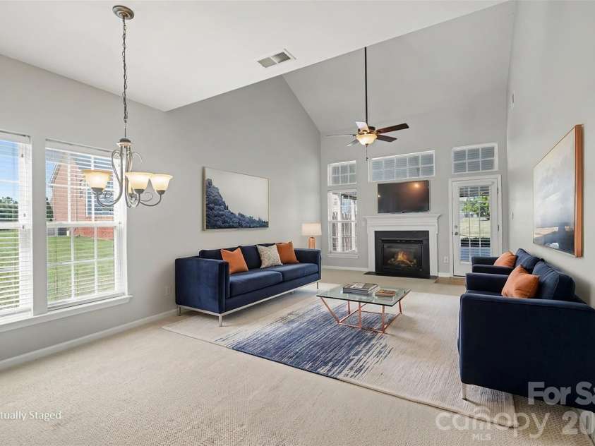 4083 Holly Villa Circle, Indian Trail, NC 28079.  MLS# CAR4434442, YatesRealty ID 56712. Virtually Staged