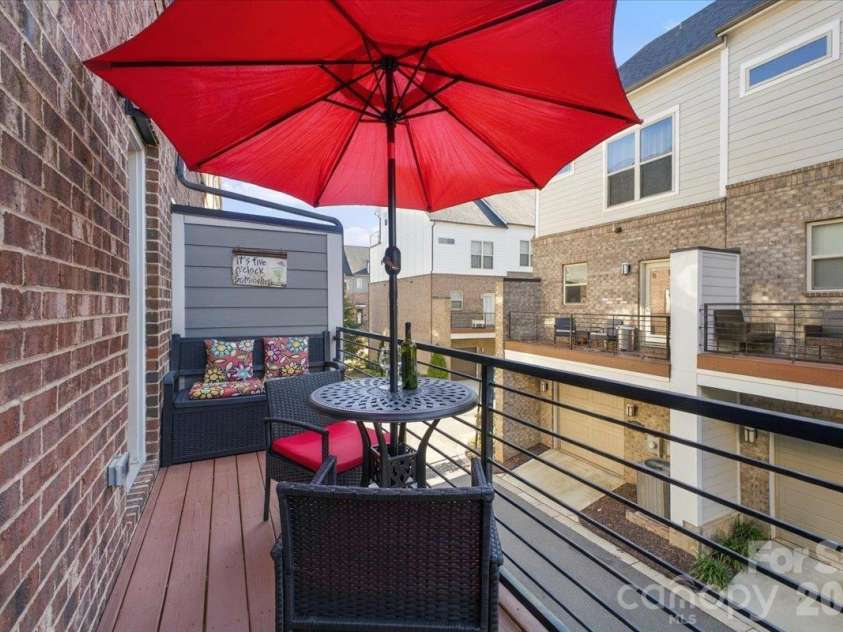 12107 Brooklyn Avenue, Charlotte, NC 28204.  MLS# CAR4434889, YatesRealty ID 56717. Patio off Kitchen