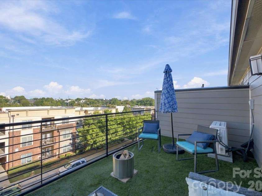 12107 Brooklyn Avenue, Charlotte, NC 28204.  MLS# CAR4434889, YatesRealty ID 56717. Rooftop Terrace