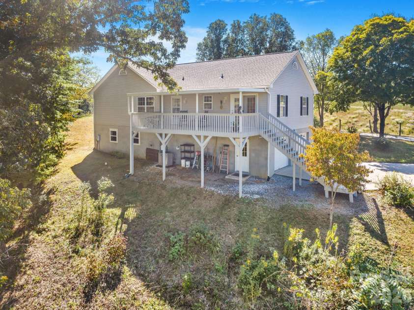 69 Allman Hill Road, Weaverville, NC 28787.  MLS# CAR4432493, YatesRealty ID 56721. Rear view