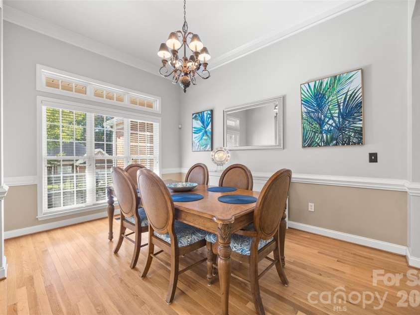 1718 Sanridge Wind Lane, Charlotte, NC 28262.  MLS# CAR4434366, YatesRealty ID 56724. Dining Room