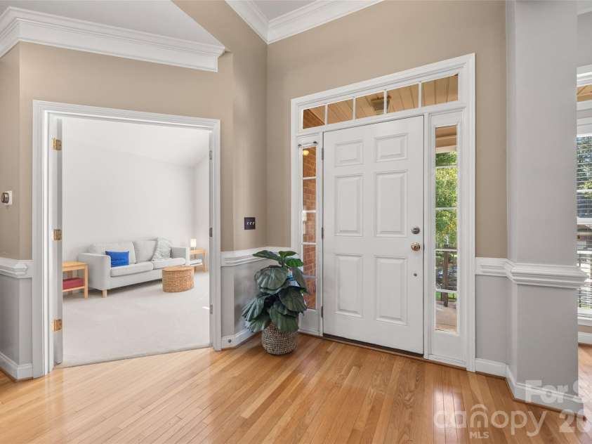 1718 Sanridge Wind Lane, Charlotte, NC 28262.  MLS# CAR4434366, YatesRealty ID 56724. Light and Bright interior with an open layout, high ceilings, lots of natural light