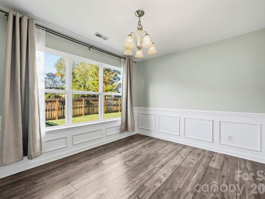 108 Moores Branch Road, Mount Holly, NC 28120.  MLS# CAR4434163, YatesRealty ID 56725. Dining room