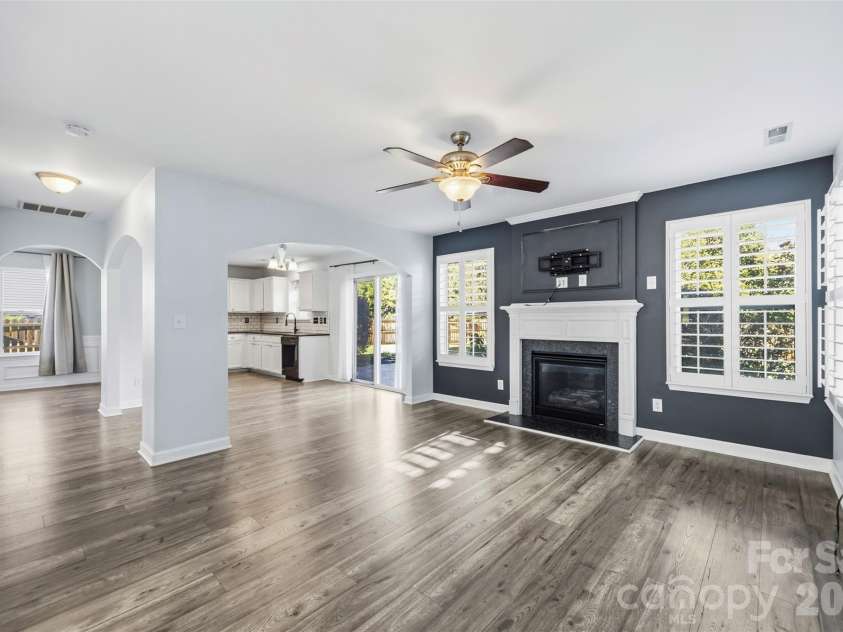 108 Moores Branch Road, Mount Holly, NC 28120.  MLS# CAR4434163, YatesRealty ID 56725. Living room