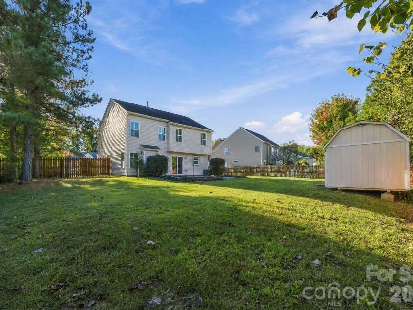 108 Moores Branch Road, Mount Holly, NC 28120.  MLS# CAR4434163, YatesRealty ID 56725. Spacious, fenced in yard