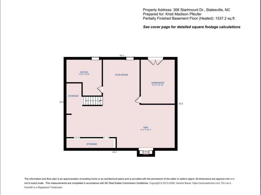 306 Starmount Drive, Statesville, NC 28677.  MLS# CAR4428230, YatesRealty ID 56727. 