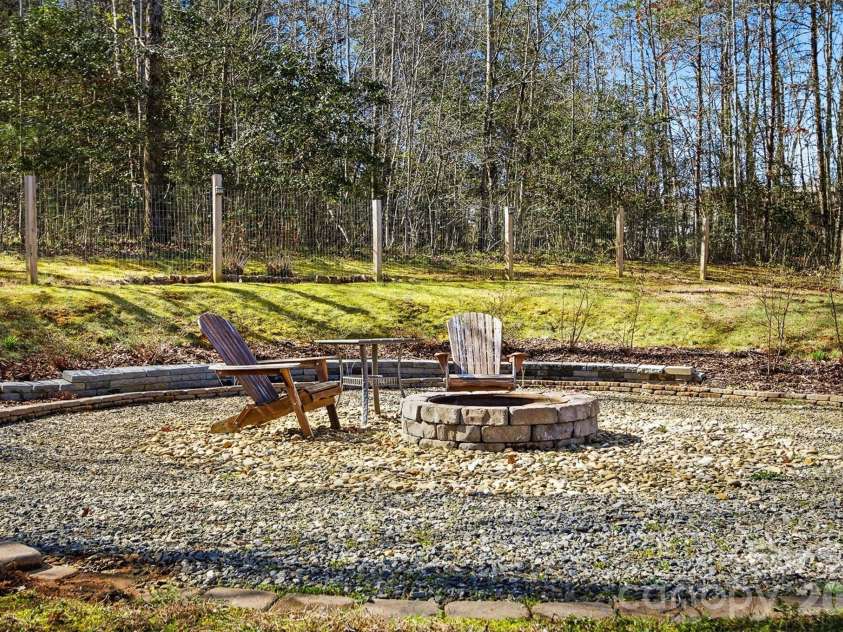 3053 Dalton Drive, Morganton, NC 28655.  MLS# CAR4358592, YatesRealty ID 5673. Fire Pit