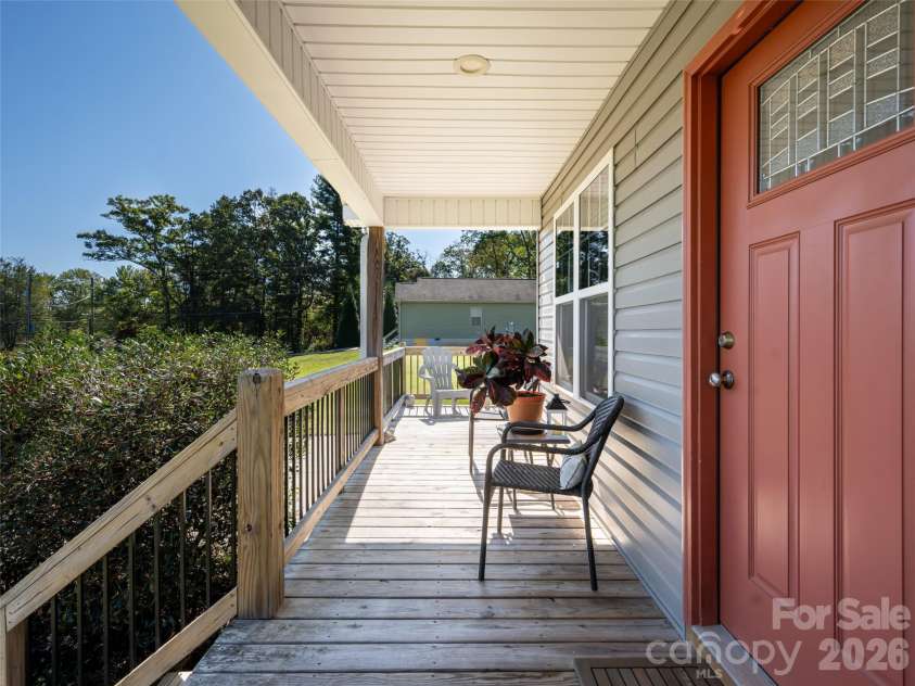 33 Sherman Meadows Drive, East Flat Rock, NC 28726.  MLS# CAR4423057, YatesRealty ID 56736. Covered Front Porch