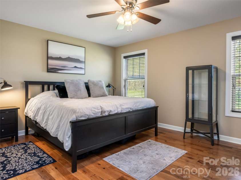33 Sherman Meadows Drive, East Flat Rock, NC 28726.  MLS# CAR4423057, YatesRealty ID 56736. Primary Bedroom