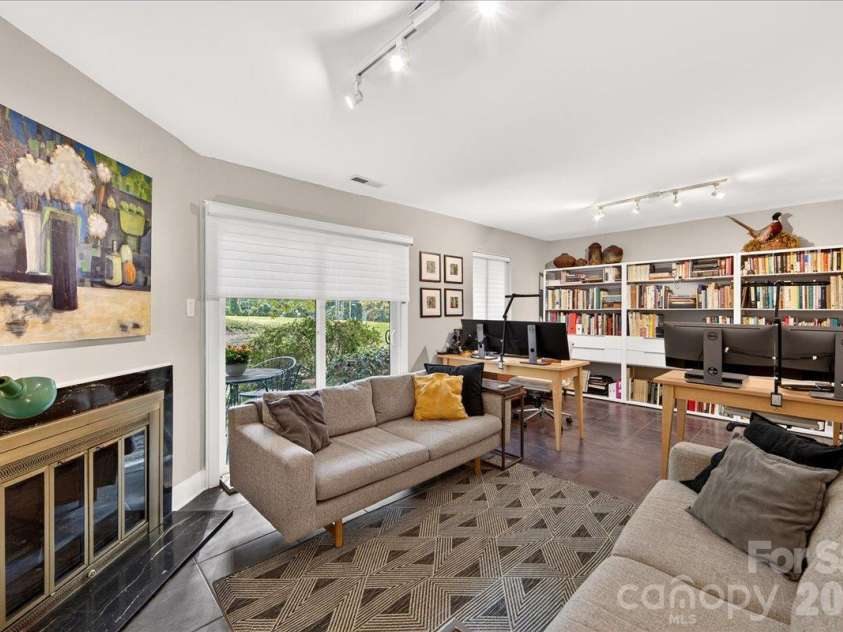 3762 Winding Creek Lane, Charlotte, NC 28226.  MLS# CAR4434831, YatesRealty ID 56737. Lower Level Currently Set Up as Office/Media Room