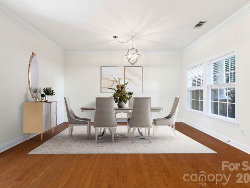 529 Putting Drive, Fort Mill, SC 29715.  MLS# CAR4434078, YatesRealty ID 56751. Dinning Room Virtually Staged