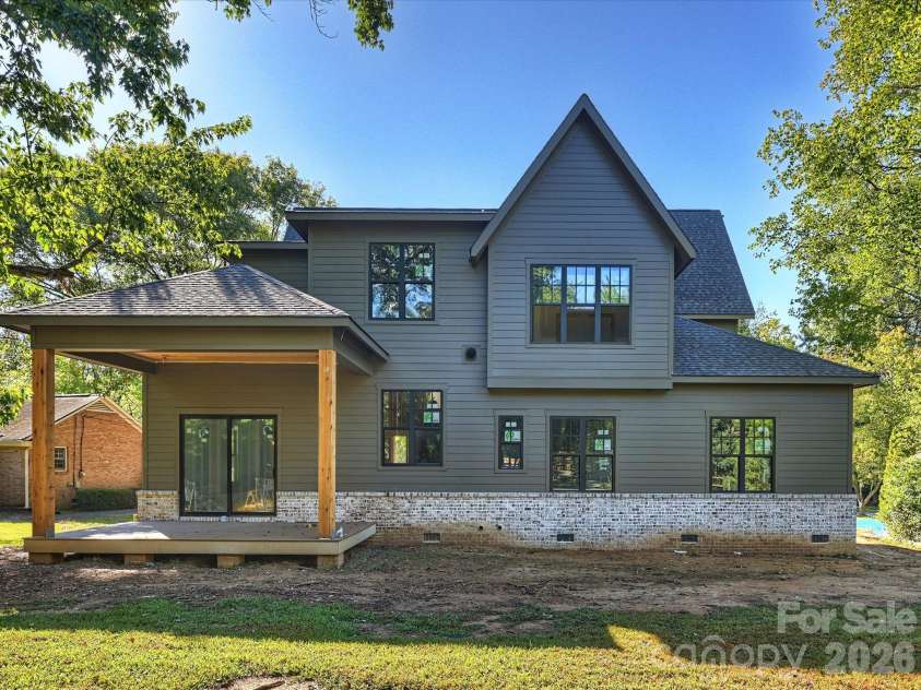 6509 Hazelton Drive, Charlotte, NC 28210.  MLS# CAR4431899, YatesRealty ID 56783. Back of Home