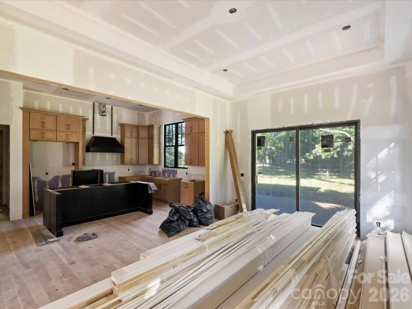 6509 Hazelton Drive, Charlotte, NC 28210.  MLS# CAR4431899, YatesRealty ID 56783. Dining Room and Kitchen