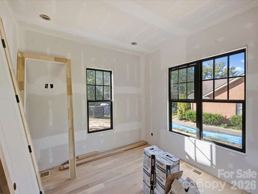 6509 Hazelton Drive, Charlotte, NC 28210.  MLS# CAR4431899, YatesRealty ID 56783. Guest Bedroom on Main Floor