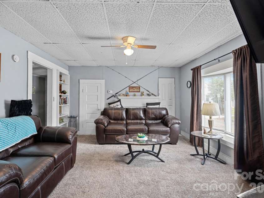74 Meadow Avenue, Concord, NC 28025.  MLS# CAR4355867, YatesRealty ID 5679. Living room